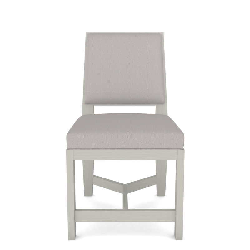 Thom Filicia Home Upholstered Back Side Chair, Wrenn, Navada Granite