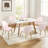 Velvet Upholstered Stacking Side Chair-748443229