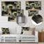 «Green Industrial Minimalist Bath» - art mural en métal pour salle de bain MT132096-960452646