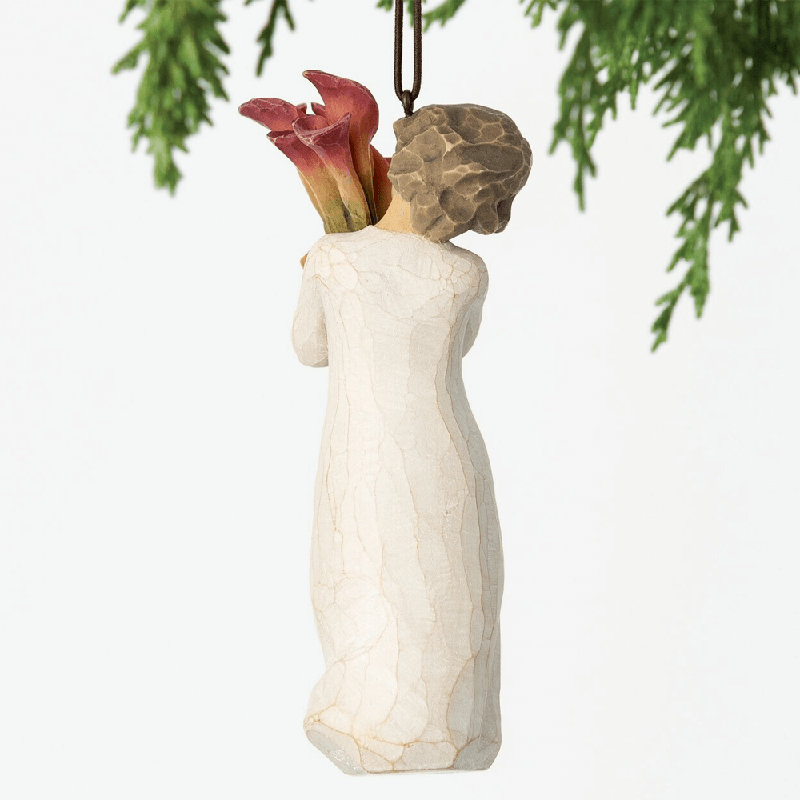 11cm Porcelain Hanging Figurine Ornament
