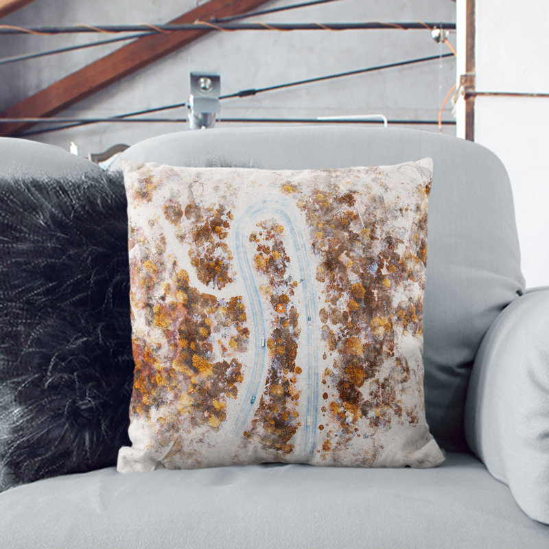 Square Throw Cushion, 40cm H x 40cm W x 15cm D