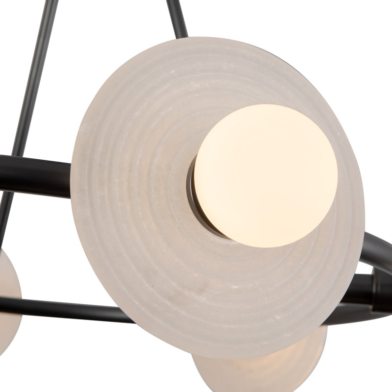 Dahlia 28-in Urban Bronze dimmable LED Chandelier, Oil Rubbed Bronze
