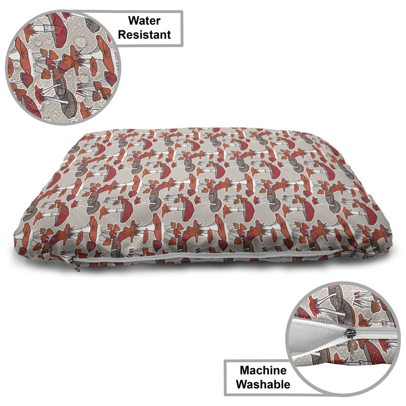 Lit pour chien Ambesonne Mushroom