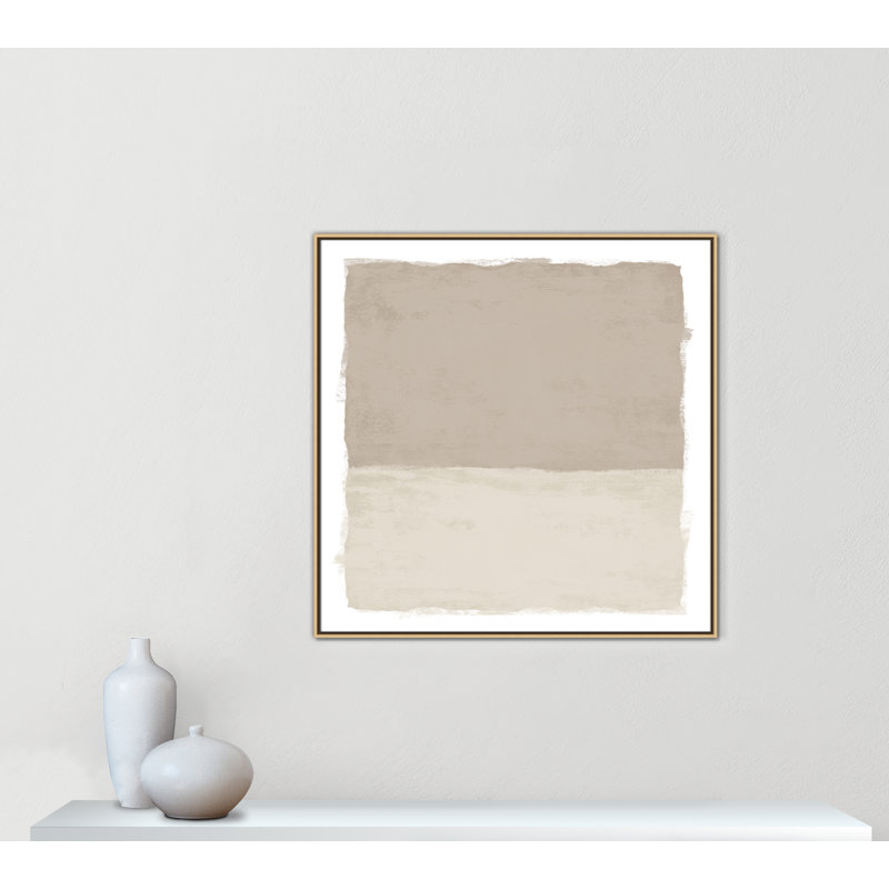 «Silent Sands I» par Natalie Carpentieri, Naturel, H 41,5 po x l 41,5 po