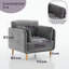 1 Seater Fabric Sofa