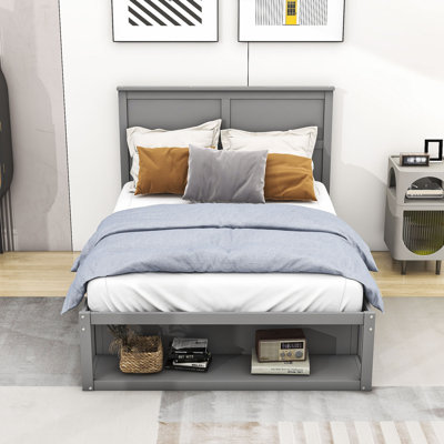 Clethra Full Size 2 Drawers Platform Bed with Headboard and Shelf -  Red Barrel StudioÂ®, 317A4324794C41B7B0961D8C6B385225