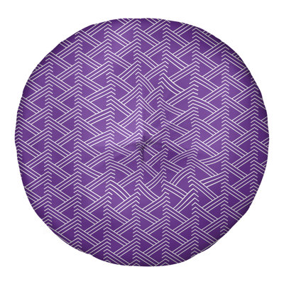Coussin de sol zig zag classique