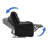 PU Leather Manual Massage and Heat Recliner Chair Single Sofa with Diamond Stitching-1210980688
