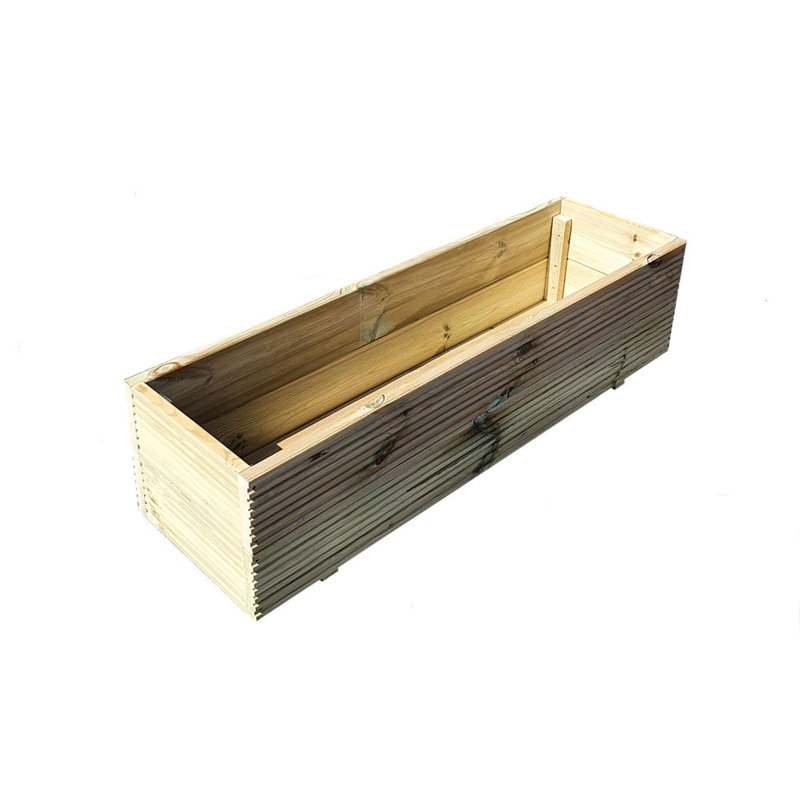 Buenrostro Handmade Wood Planter Box, 32cm H x 90cm W x 34cm D