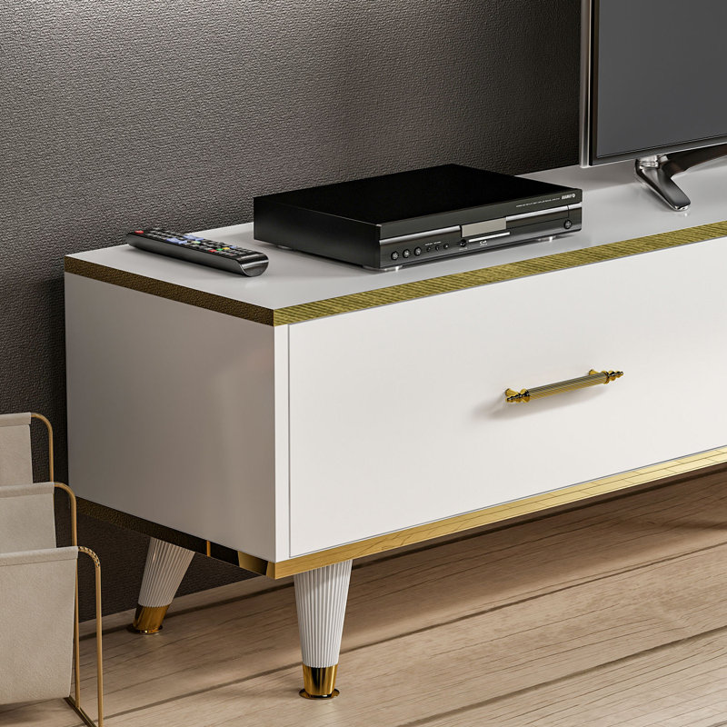 Thangool Unfinished TV Stand for TVs up to 48"