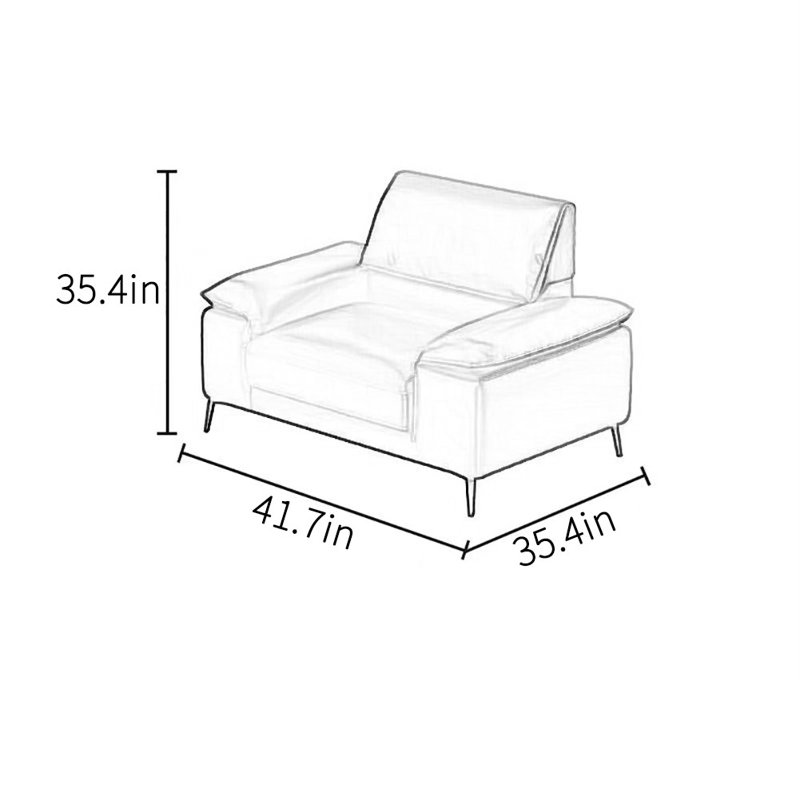 Modern business simple office sofa