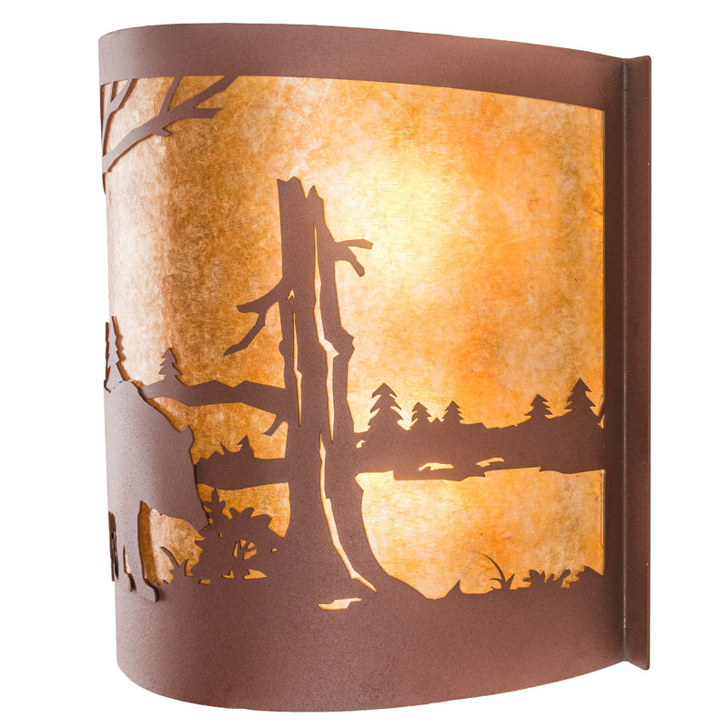 2 - Light Flush Mounted Sconce