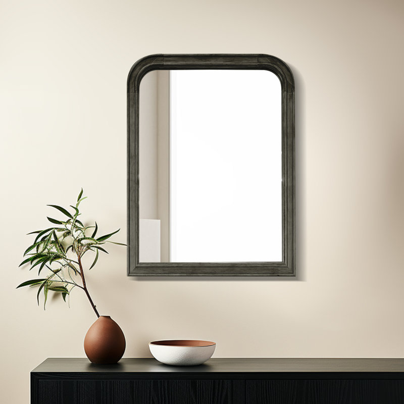 Miroir de salle de bain Ancell, 24 po x 18 po, Noir