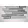 Blocki Grigio Interlocking 11.61" x12.2" Mesh Mounted Mosaic Tile in Grey