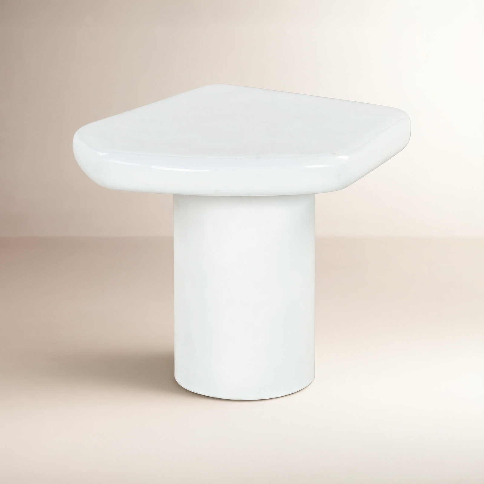 Clarendon 24" End Table, White