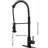 Spring Kitchen Faucet With Pull-Out Sprayer, Stainless Steel Single Handle Single Hole Kitchen Sink Faucet-119337250