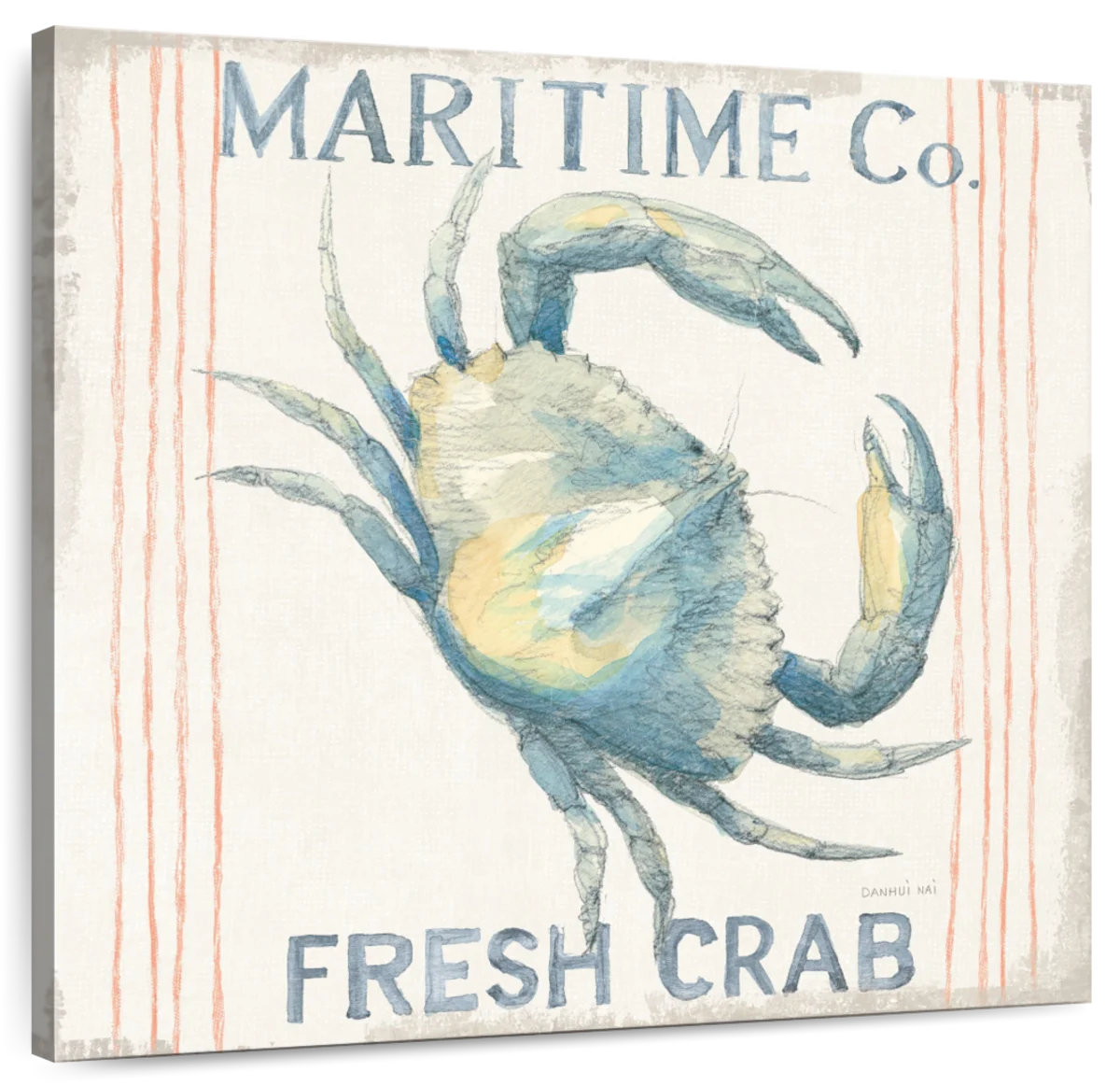 Trinx Floursack Nautical Square III Wall Sign | Wayfair