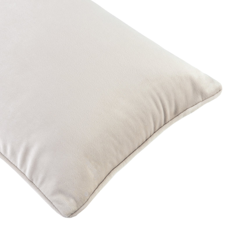 Chanasya Holland Velvet Pillow Cover, Off White