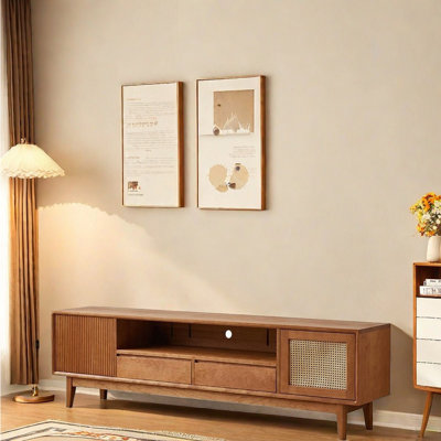 Meuble télé en bois de style américain rétro