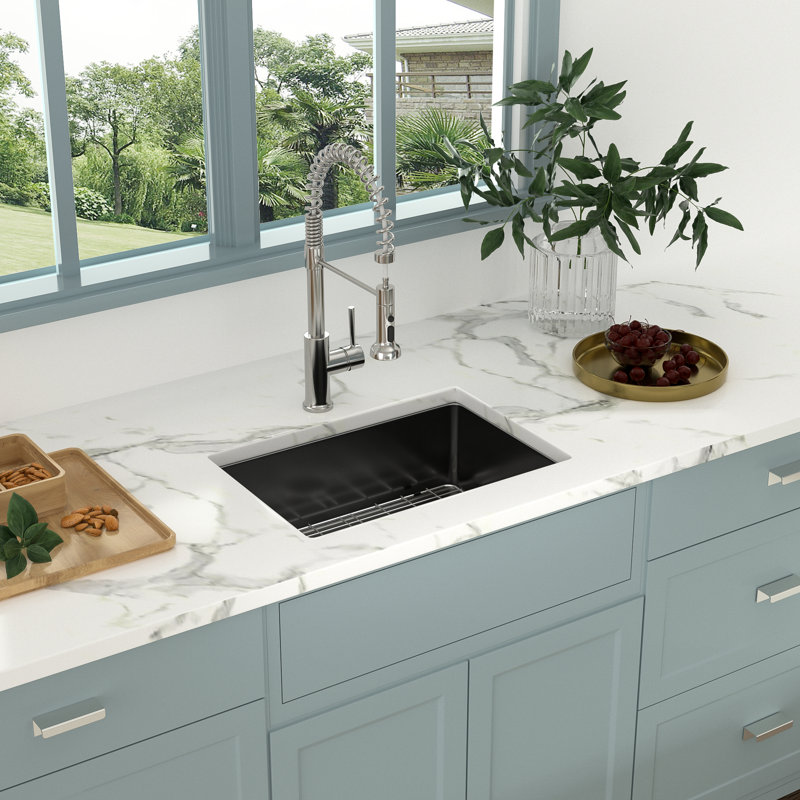 30”W x 18”D Single Bowl 16 Gauge Stainless Steel Undermount Kitchen Sink, 30inch