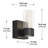 Essence Steel LED Wallchiere