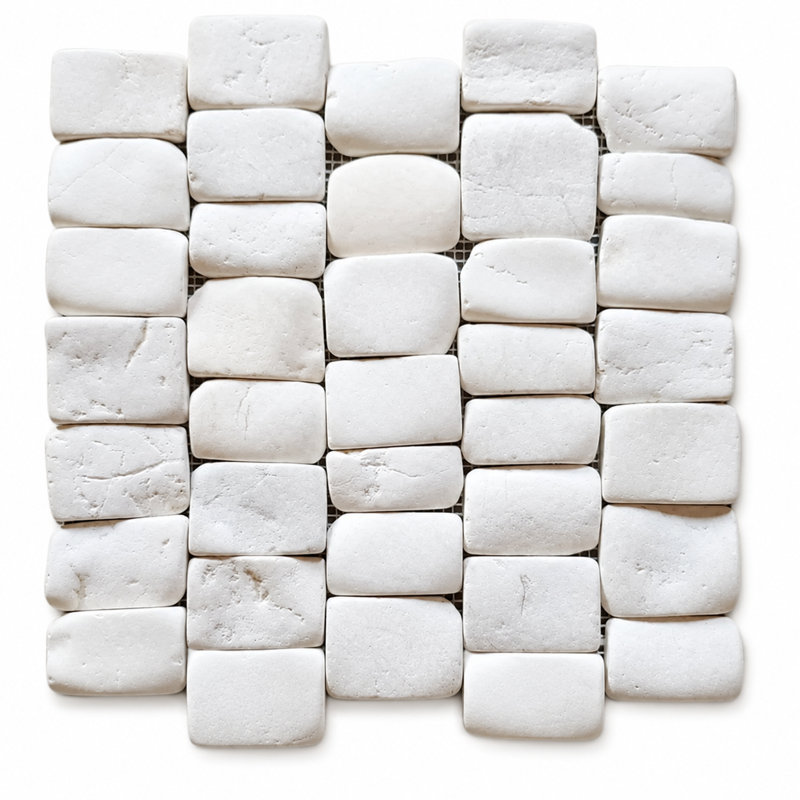 CNK White Pebble Wall Strip