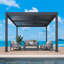 Pergola d'extérieur en aluminium avec persiennes indépendantes-97239174-97645111
