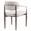 Chaise de salle à manger rembourrée Corbett-167481781-167481780