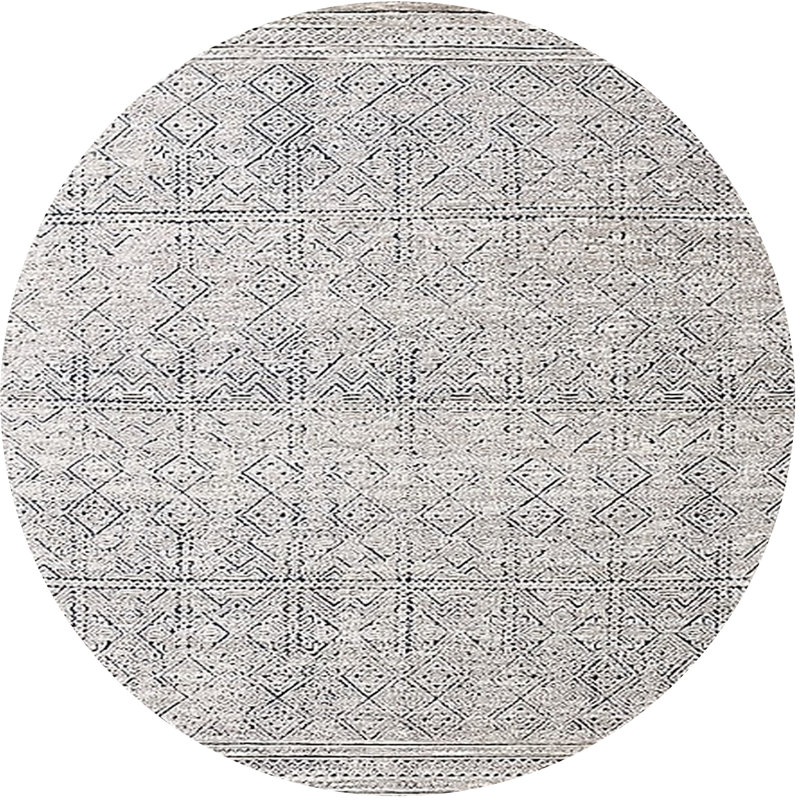 Tapis gris Onalaska, Rond 5 pi