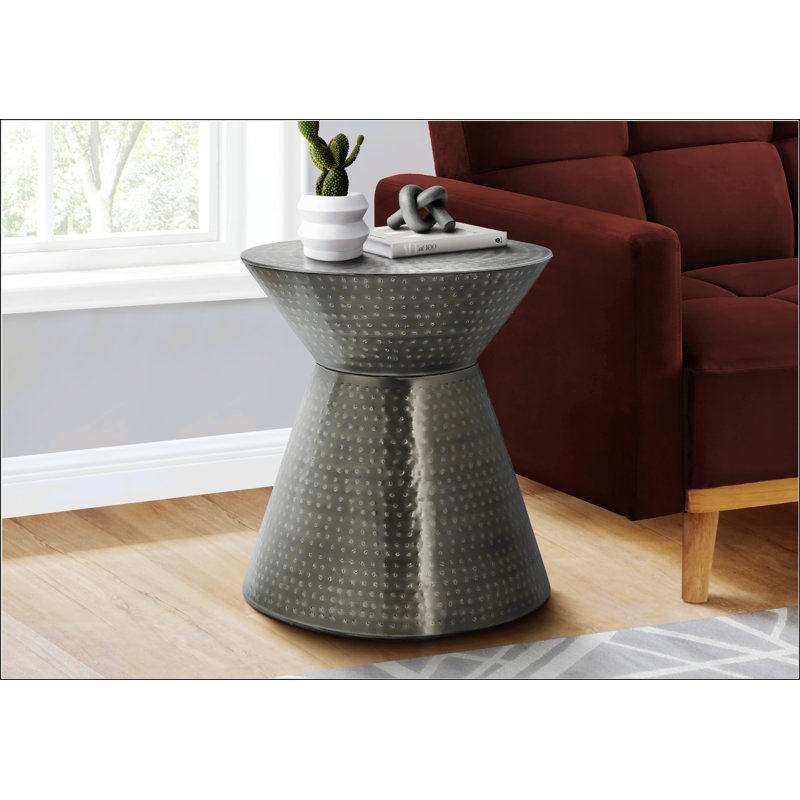 Modern Nightstand, Gold
