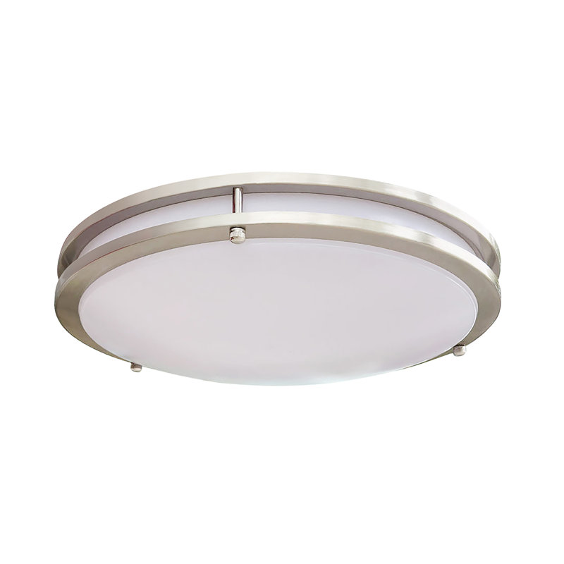 Plafonnier encastré à DEL Castner, H 12 po x l 12 po x P 2,56 po