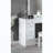 Contemporary Style Vanity Set with LED Mirror, Storage Drawers and Stool