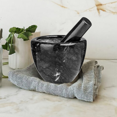 Marble Mortar And Pestle Set