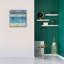 «17 Stripes Abstract Blue» par Danhui Nai, art mural sur toile-1985270680