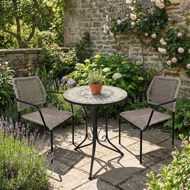 2 - Person Patio Dining Set Round Table