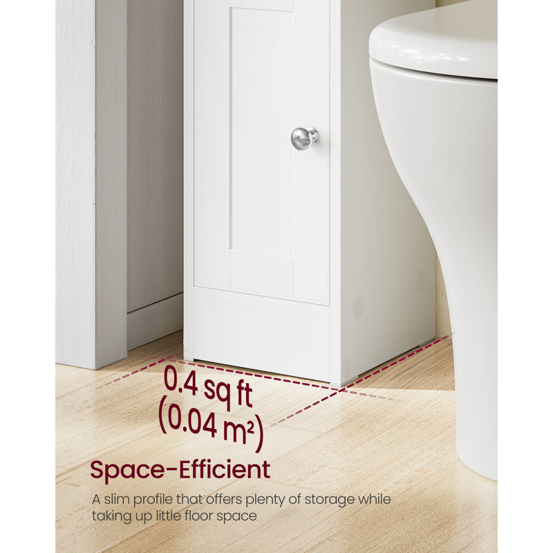 Manufatured Wood Bathroom Cabinet, White