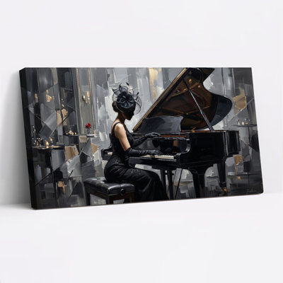 Ensemble élégant de toiles murales pour piano (1 pièce)