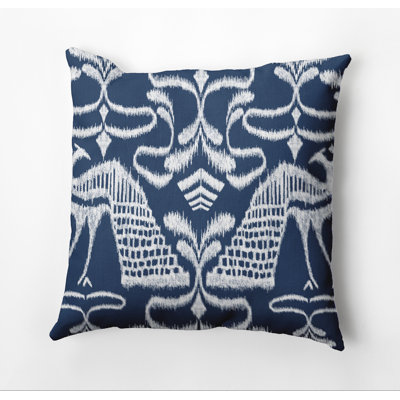 Tropical Resort Ikat Reversible Throw Pillow