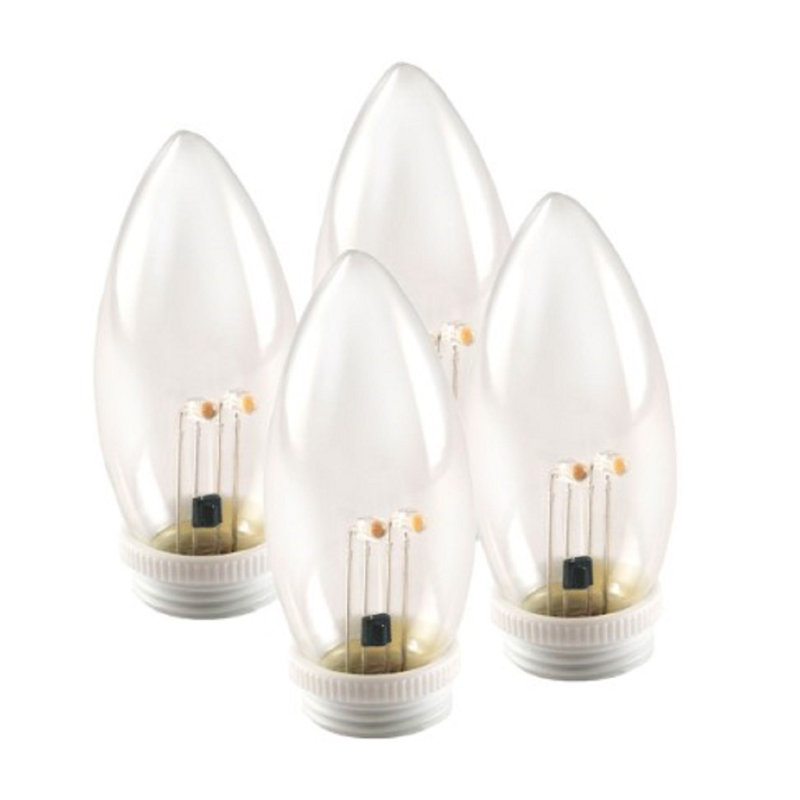 Battery Operated Traditional Adjustable Window Candles - With Remote - Set of 4, Brown