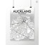 Auckland City Map - No Frame Print-1777530553