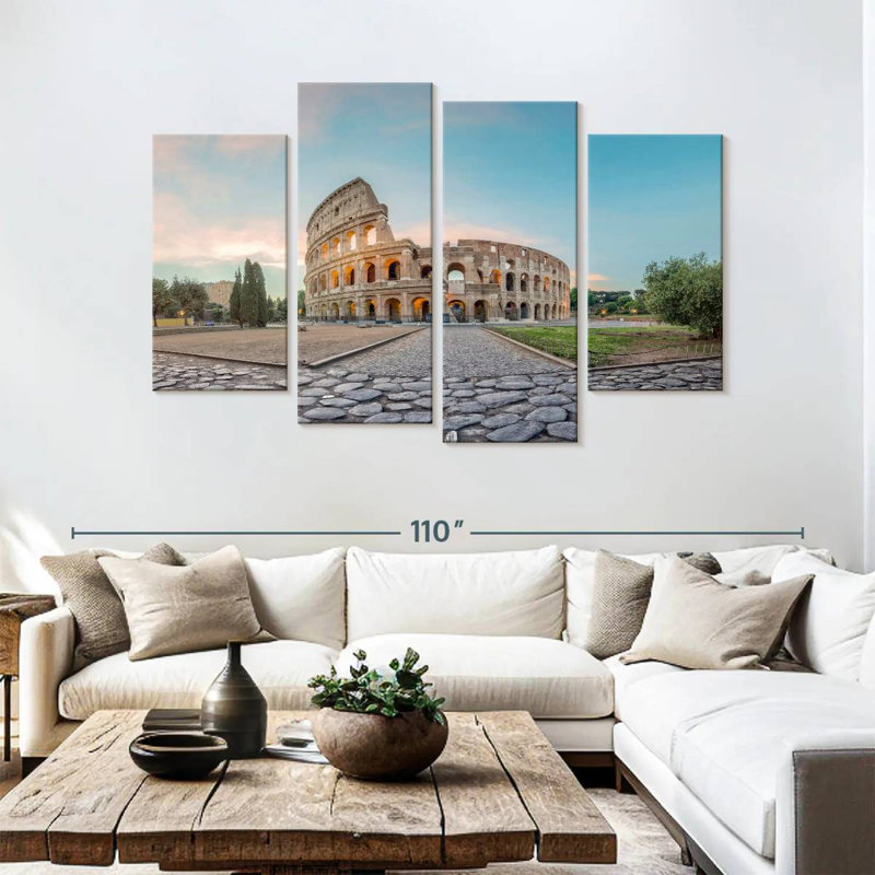 Lilie The Roman Colosseum, 54" H x 84" W