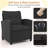 3 Pcs Patio Furniture Set With Tempered Glass Coffee Table Washable Cushions-1476673474
