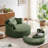 Dashton Upholstered Barrel Chair with Ottoman-756477118