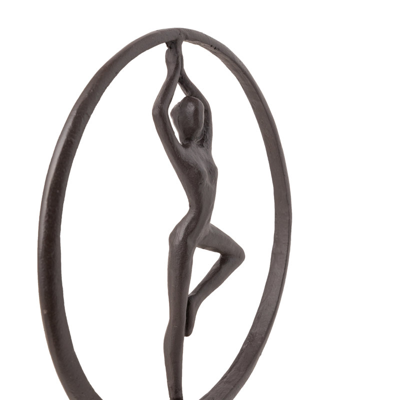 Sculpture abstraite encerclée Ogan