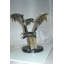 Bly Three Dolphins Table Base Bronze Statue -  Size: 20"L x 20"W x 21"H.
