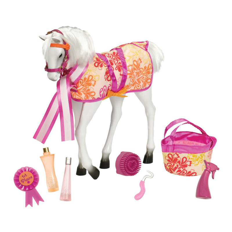Sighfrith Lipizzaner Baby Horse Foal Doll with Clothes Accessories Set
