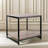 Rustic Rectangle Side Table with Storage, End Accent Tables, Living Room Furniture