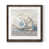 Papier, cadre noyer