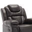 Fauteuil inclinable manuel de cinéma maison avec bande lumineuse à DEL pour le salon, la chambre à coucher-459765668