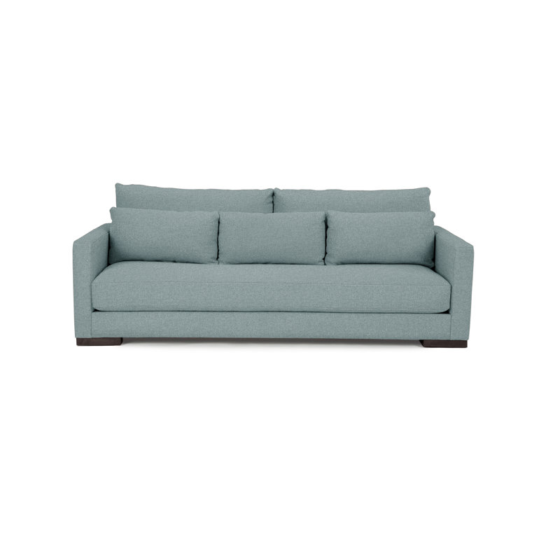 Leon Sofa, Wenge, Black Bear Polyester